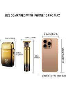 Kemei Conjunto de cortadora de pelo y afeitadora eléctrica Kemei Marca KM-2131 para uso doméstico de hombres, recargable por USB, máquina de cortar el cabello inalámbrica, afeitadora de barba, regalo de cumpleaños para hombres