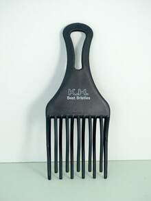 1 Stück Afro Haarkamm für Frauen & Männer, Afro Kamm zum Anheben der Haare, Kamm mit breiten Zähnen für Locken Haarstyling, Entwirrungs- und Hebekamm, Afro Haarstyling Kämme, Entwirrungs-Perücken-/Zopf-Haarstyling Kamm für Männer, Doppelfaust Haar Hebkämme, glatter stabiler Kamm mit breiten Zähnen zum Entwirren & Stylen - Verschiedenfarbig - Übersicht 5