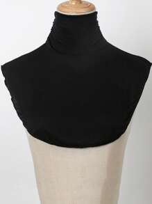 1 pezzo Collo alto in jersey di modal per donna, copricollo alto, accessorio di abbigliamento femminile, adatto per vestiti, decorazione natalizia