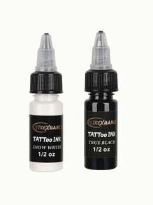 Wireless Tattoo Machine Kit, Includes: 1 Bottle 15ml White Tattoo Ink, 1 Bottle 15ml Black Tattoo Ink, 10 Professional Tattoo Needles + 10 Random Color Ink Cups, 1 Data Cable, 1 Pair Black Disposable Gloves, 1 Roll Black Tattoo Bandage, Long-Lasting Battery, Supports Fast Charging, Stable Operation, Suitable For Beginner Tattoo Artists - Multicolor - View 17