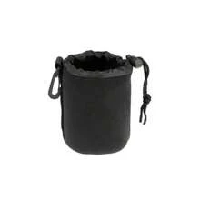 1 pièce Sac souple en nylon pour objectif d'appareil photo, convient pour Canon et la plupart des appareils photo reflex numériques. Étui pour chargeur, batterie externe, chargeur de téléphone, accessoires pour appareil photo numérique