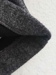 Áo khoác SHIBASHAN thời trang thu đông cổ bẻ tay dài có khóa kéo có túi, dáng rộng thường ngày - Xám đậm - Xem 9