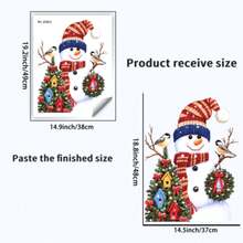 Cartoon Weihnachtsmann Wandaufkleber, geeignet für Weihnachtstür Aufkleber, Schlafzimmer, Wohnzimmer, Arbeitszimmer, Weihnachtsbaum Dekorationsaufkleber, selbstklebende Wandaufkleber, Feste, Partys, Atmosphäre, Dekoration