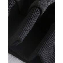 Women'S Cozy Long Sleeve Sweatshirt With Playful Cartoon Design - "Nightmare Before Christmas" Inspired, Black Casual Pullover For Fall/Winter, Comfortable Polyester Blend, Casual Wear|Playful Graphic|Comfortable Fit - 黑色 - 查看 5