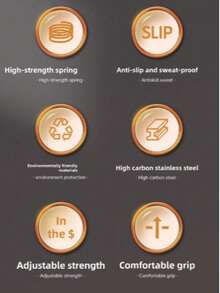 Adjustable Hand Grip Strengthener, Arm Trainer For Men, Hand Strength Exercise