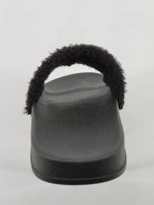 Customized Women's Slippers, Personalized Pattern, Ideal Gift For Halloween, Couples, Festivals/Parties/Weddings/Anniversaries, Home Use - Black - View 4