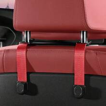2Pcs Car Seat Back Storage Hooks Weaving Hook Multi-Functional Hidden Hanging Hooks For Vehicle Organization