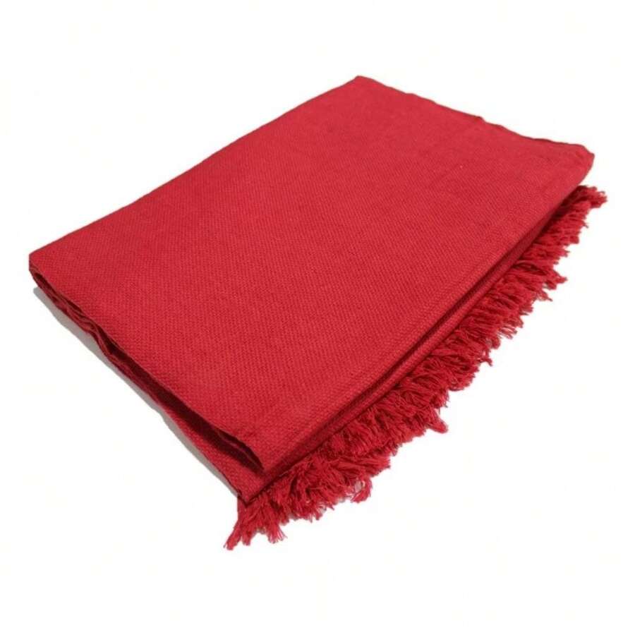 Giant Luxury Sofa Blanket 120x210 Protective Sofa Cover Type - Red - View 1