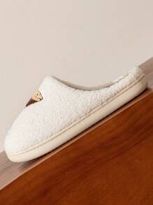 浓缩咖啡马提尼拖鞋 It's Always Tini Time | 舒适蓬松拖鞋派对新娘送礼会女孩妈妈女儿礼物 - 白色 - 查看 6