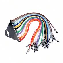 12pcs/Lot Multicolor Black Nylon Glasses String Cord Holder Fashion Glasses For Eyeglasses Lanyard Neck Rope Strap - Multicolor - View 15