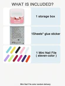 10 miếng dán móng tay vẽ tay hình ngôi sao, trái tim hồng, xanh da trời, ngọt ngào và tươi tắn, phù hợp để sử dụng hàng ngày, móng giả vuông ngắn dễ thương Y2, phù hợp cho phụ nữ và bé gái, những người đam mê nghệ thuật làm móng DIY. - Nhiều màu - Xem 4