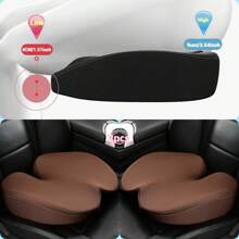 1pc/2pcs Durable & Comfortable Memory Foam Luxury Seat Cushion, Unique Design To Relieve Sitting Bone, Coccyx And Tailbone Pain, Suitable For Car, RV, Office Chair, Sofa