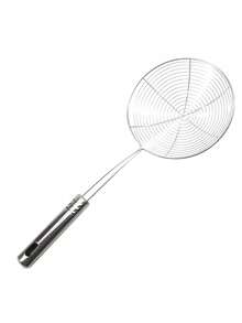 1 Stück Edelstahl Spinnen-Schöpfkelle, langstieliger Metallschaumlöffel zum Frittieren von Lebensmitteln, Pasta und Nudeln, perfekt zum Kochen und Frittieren, langanhaltend Küchenutensil für Pasta und mehr - Verschiedenfarbig - Übersicht 15