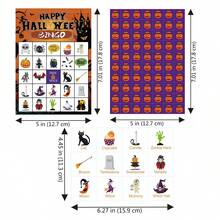 24 Players Halloween Bingo Cards,Halloween Party Game For Activities, School Carnivals, Office Events, Family Nights, And Holiday Entertainment,Halloween Party Supplies