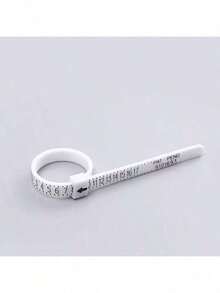1 Ring Measurement Ring Finger Circumference Mouth Size Ring Circumference Finger Circumference Number Gauge Size Measuring Ring Hand Measurement Tool - 白色 - 查看 2