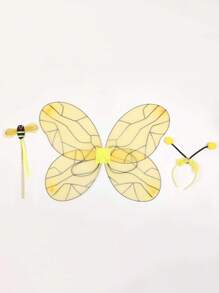 Conjunto de disfraz y accesorios de abeja linda para Halloween (incluye tocado y alas) - Multicolor - Ver 7