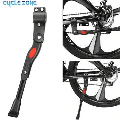 Pata de cabra para bicicleta, soporte de estacionamiento universal para bicicleta de montaña, accesorios de soporte de escalera para el suelo