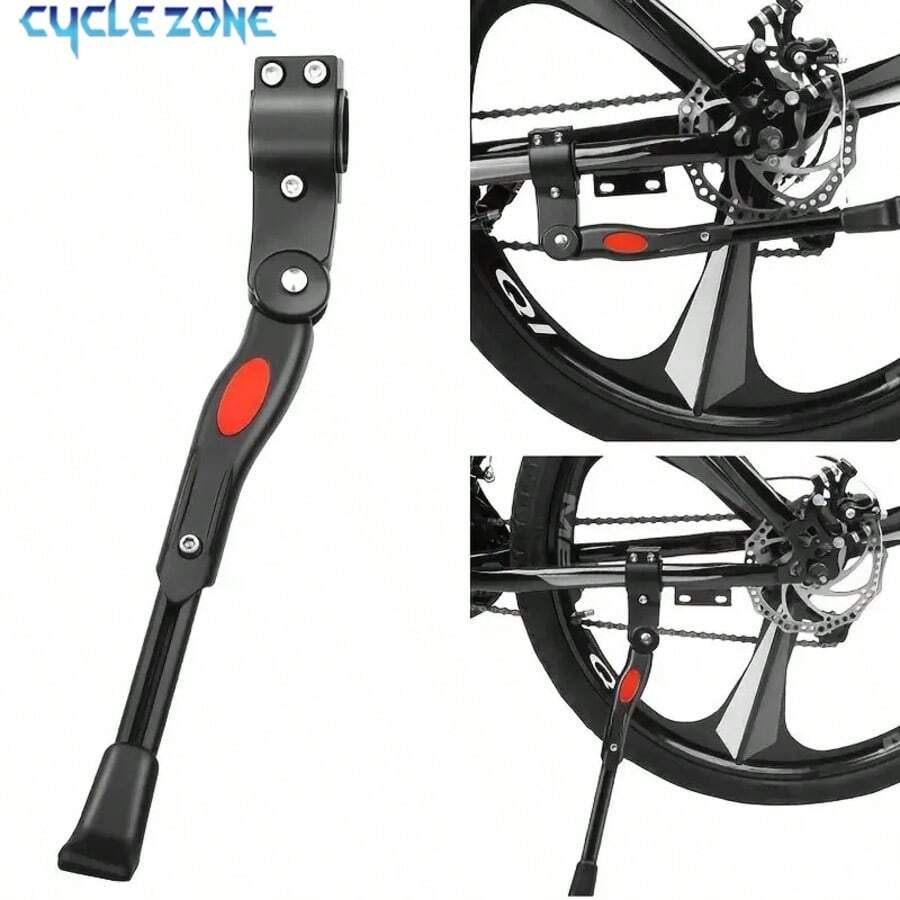 Pata de cabra para bicicleta, soporte de estacionamiento universal para bicicleta de montaña, accesorios de soporte de escalera para el suelo - Multicolor - Ver 1