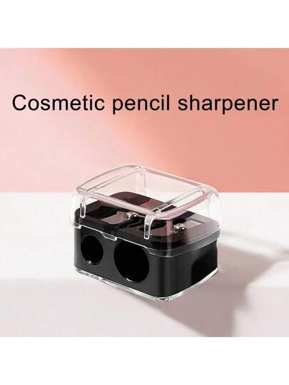 2Pcs/1pc Double Hole Makeup Pencil Sharpener, 4 Color Options Mini Cosmetic Sharpener For Eyeliner, Eyebrow & Lip Pencils,Portable Travel-Size Sharpener With Anti-Slip Grip,Perfect For Makeup Kits, School Supplies & Salon Use,Great Gift For Students, Artists & Beginners (Back To School, Christmas Stocking Stuffers),Makeup,Cheap,Room Decor,Vanity,Travel,Bedroom,Makeup Accessories,Cheap,Stocking Stuffers,Makeup,Makeup Tools,Cheap Stuff,Gifts,Gifts For Women,Christmas Gifts