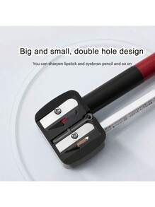 قطعتان/قطعة واحدة من مبراة أقلام المكياج ذات فتحتين، خيارات 4 ألوان مصغرة لمبراة مستحضرات التجميل للأقلام الحواجب والعيون والشفاه، مبراة محمولة بمقبض مضاد للانزلاق، مثالية لأطقم المكياج ولوازم المدرسة والصالونات، هدية رائعة للطلاب والفنانين والمبتدئين (عودة إلى المدرسة، هدايا جوارب عيد الميلاد)، مكياج، رخيصة، ديكور الغرفة، الحمام، السفر، غرفة النوم، اكسسوارات المكياج
