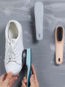 1 件北欧风格长柄鞋刷 - 彩色 - 查看 4