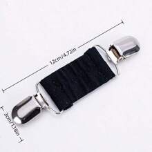 1/2/3/4/6/8pcs Vintage Rhinestone Shawl Clips, European And American Style Sweater Clips, Scarf Clips, Anti-Slip Brooch Collar Clips, Alloy Accessories