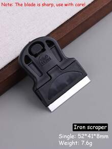 Mini Shaver Scraper Tool Nail Art Stamping Scraper Replaceable Scraper Blade Nail Printing Template Tool For French Manicure Home DIY Nail Art Salon - Multicolor - View 8