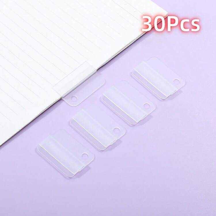 5/15/30/50pcs Colorful Index Clips, Multifunctional Bookmarks, High-Quality File Dividers, Paper Clips - Multicolor - View 23