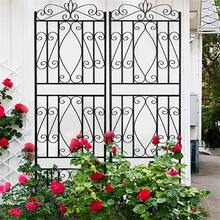 2 Panels 72in Tall Outdoor Garden Metal Trellis Climbing Plant Support Frame - 1 - View 5