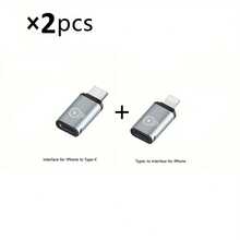 Wowssyo 2pcs/4pcs Pack / Charging And Data Transfer Adapter, Port To Type-C Port, Type-C Connector To Port, Phone OTG Adapter (Supports Charging And Transfer Only, Not Earphone Adapter) - Multicolor - View 11