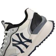 MLB Zapatillas deportivas casuales tipo runner gruesas para hombres y mujeres, cómodas para el entrenamiento diario, 3ASHRJ13N-50BKS