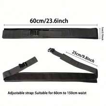 1pc Black Butt Lift Band, 10cm Wide Booty Resistance Band For Glute, Hip, Squat, Deadlift, Lunge Workout