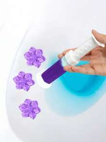 厕所凝胶，厕所凝胶印章，香氛厕所花朵印章，浴室、卫生间和洗手间空气清新剂，家居清洁工具，万圣节