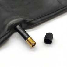 2Pcs 20 X 4.0 Inch Inner Tube For Fat Mountain MTB Bicycle Bike / Car Tyre Valve - Negro - Ver 8