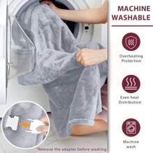 JustLet 400 GSM Heated Flannel Electric Blanket - 9 Heating Levels& Auto Shut-Off Timer (2/4/6/10 H) Soft Warm Flannel Heating Blanket For Full Body