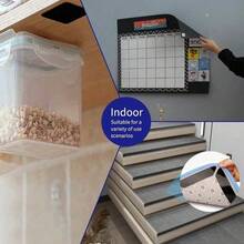 30 miếng dán móc và vòng tự dính, băng dính cố định mặt sau, dải gắn chịu lực nặng dùng cho gia đình hoặc văn phòng - Thay vì lỗ và vít, móc và vòng dán cố định có keo dán cho thảm sofa tự làm, keo dán mặt sau hai mặt tự dính - màu đen - Xem 7