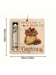 Christmas Decoration, Christmas Tree Wallet, Cute Wallet, Christmas Ornaments, Santa Claus, Deer - Multicolor - View 8