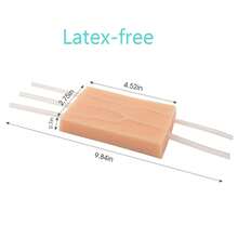 Y-Tube Skin Injection Module, Venous Injection Practice Module, Simulated Skin Injection Model, Medical Student & Nurse Phlebotomy Training Model, Y-Tube Venous Injection Practice Pad, Simulated Blood Vessel Skin Silicone Module, Simulated Human Body Surface Skin Module - Color - View 7