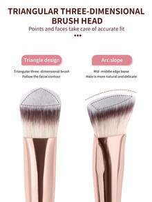 MAANGE 2/5/7件套专业化妆刷套装，包含粉底刷和遮瑕刷，采用柔软纤维材质，便携易用，是旅行化妆的理想之选。套装包含多种化妆刷，是化妆工具的完美组合，也是馈赠佳品。 - 杏色 - 查看 11