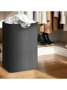 1 件脏衣篮，可折叠手持织物洗衣篮，适用于卧室、浴室、衣物收纳