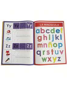 A4 Spanish Alphabet Handwriting Practice Notebook, Early Education Learning Book For Kids - Multicolor - View 8