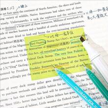 105 Pieces Pull-Out Pearlescent Transparent Sticky Notes, Kawaii Cute Multicolored With Storage Box For Notes Taking Office School Supplies | Back To School Supplies, Desk Organizer Accessories, Gift Ideas,Christmas Gifts, Christmas Stocking Fillers,Party Bag Filler,Easter - Multicolor - View 7