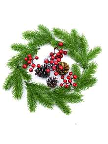 10/20/30/400 Stücke 12 cm künstliche Mini Kiefernnadel Zweige, Weihnachtspflanzen Grünpflanzen Stiele, Künstliche Zedernkiefernnadeln für DIY Girlanden, Kränze und Heim-/Gartendekoration, Heim-/Bürodekoration, Feiertags-Dekorationen, Tischdekoration Bauernhaus Weihnachts-Tischmitte, Herbst-Heimdekoration, Halloween-Dekoration, Weihnachts-Dekoration, Geburtstagsgeschenke - Grün - Übersicht 1