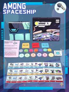 Galaxy Escape Strategy Game – Space Survival Board Game For 4-6 Players, Humans Vs. Aliens In Suspenseful Interstellar Showdown, Ideal Party Game For Teens & Adults