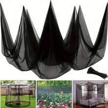 1pc Universal Garden Patio Mosquito Net, Outdoor Sealed Mesh Bug & Insect Proof, Indoor Mosquito Net, Patio Screen, Bird & Insect Net, Suitable For Yard, Garden, Vegetable Garden, Balcony, Porch, Gazebo, RV, Camping | Outdoor Bug Barrier | Essential For Decorative Tent, - Breathable Polyester, Foldable & Washable - Lightweight Outdoor Protection, Patio Mosquito Net, High-Quality Polyester Functional Outdoor Fabric, Easy Storage, Sturdy Structure, Patio Protective Screen