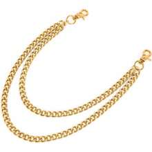 1 件女士简约金属裤链，金属链多层腰链朋克摇滚风格牛仔裤配饰夏季、学校秋季、秋季、万圣节 - 銀色 - 查看 4