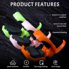 Multi-Functional Rod Holder, Lure Fishing Rod Binding Clip, Raft Rod Holder, Pier Fishing Rod Protective Cover