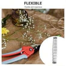 3 件套不锈钢弹簧修枝剪替换套装，左右花园修枝剪修理套件，耐用修枝剪弹簧修理配件 - 銀色 - 查看 6