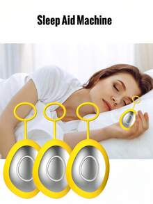 1pc Sleep Therapy Device, Helps Sleep, Stops Snoring, Improves Sleep Quality, Relieves Stress, Smart Mini Handheld Sleep Aid, USB Rechargeable, Battery Capacity: 400mAh/150mAh - Multicolor - View 2
