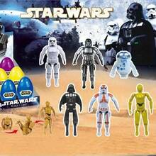 Star Wars Transformierbares Stern Wars Modell Set mit Aufbewahrungsei - Figur, Schulsachen, Sammlerstück für Auto-Innenraum-Dekoration, Büro & Autointerieurs, Premium-Geschenk für Erwachsene & Autoliebhaber, Party Halloween Weihnachten Geburtstag Geschenk